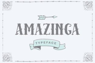 Amazinga: A Victorian-Inspired Display Serif Font for Contemporary Design Work