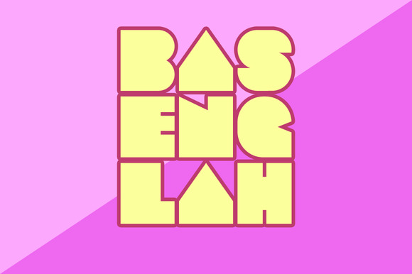 Basenglah Font Pack: Retro Design with 8 Coordinated Fonts