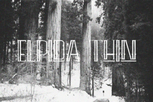 Elpida Thin: A Delicate Outline Font for Modern Decorative Design