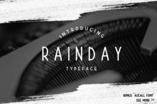 Embracing the Rain: Why the Rain Day and Raindy Days Font Brings Harmony to Your Design Toolkit