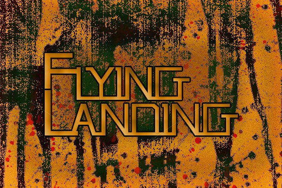 Flying Landing: Why This Futuristic Squared Display Font Demands a Thoughtful Approach