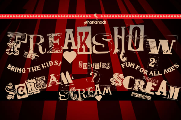 Freakshow: A Uniquely Chaotic Display Font for Attention-Grabbing Projects
