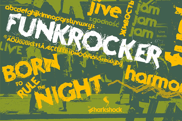Funkrocker: A Grunge-Inspired Typeface That Works With Your Workflow, Not Against It