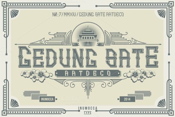 Gedung Sate Artdeco: How a Historic Landmark Inspired a Premium Font for Brands, Clothing, and Vintage Design