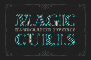 Magic Curls: A Handcrafted Display Font with a Magical Touch