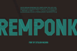 Remponk: A Distinctive Typeface for Bold Visual Communication