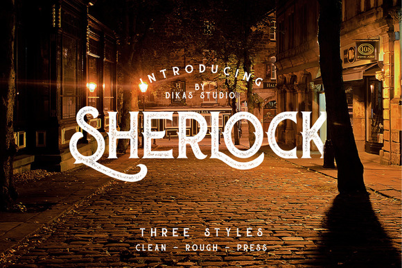 Sherlock: A Decorative Vintage Font With Three Distinct Personalities