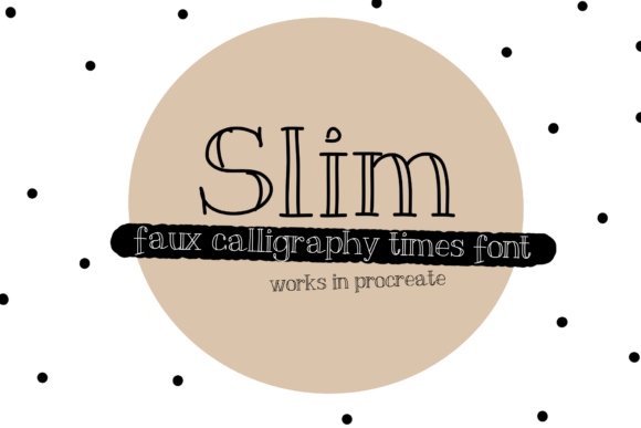 Slim: A Unique Outlined Serif Font for Purposeful Design