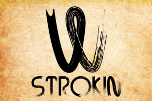 Strokin: A Distinctive Display Font for Custom Typography