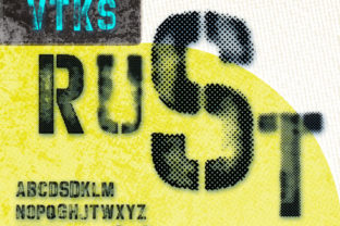 VTKS Rust: The Strong Grunge Font with Attitude