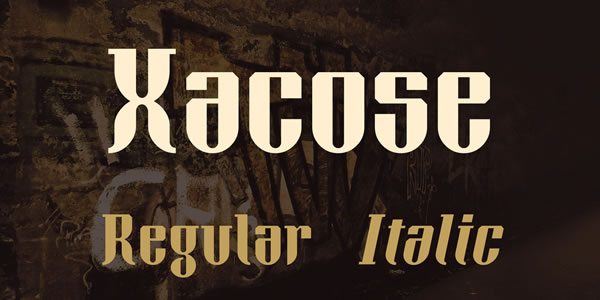 Xacose: A Thoughtfully Crafted Font for Clear and Creative Communication